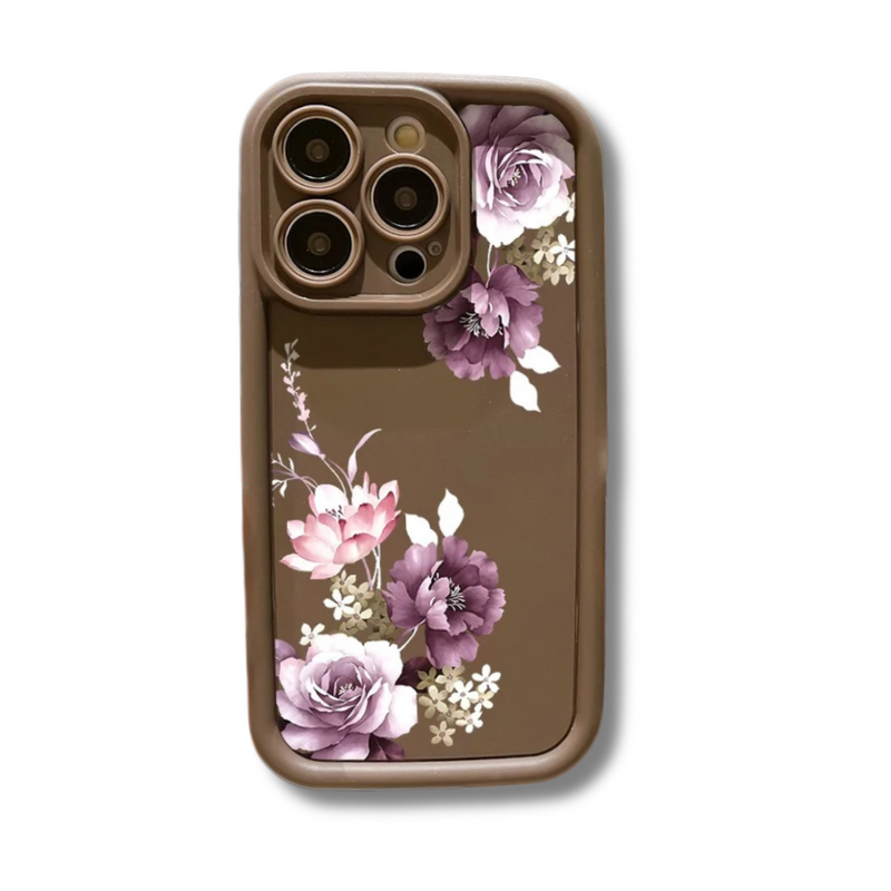 Case Protetora com Design em Alto Relevo - Floral