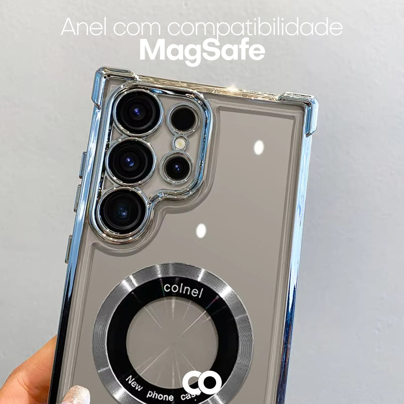 Case em Silicone com Anel Metálico Multiuso - Super