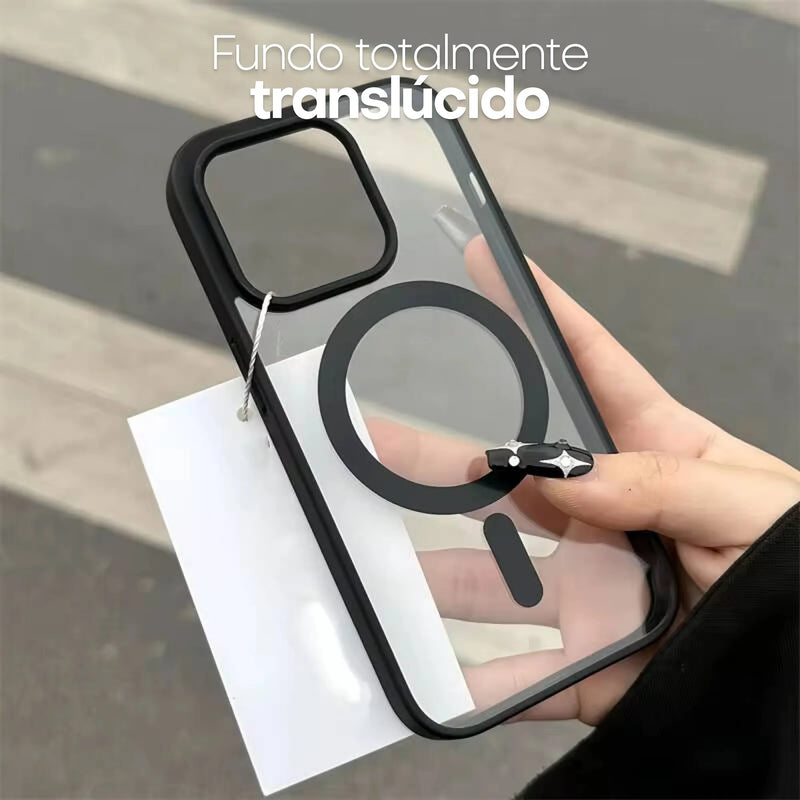 Case Protetora em Silicone com MagSafe - Clear