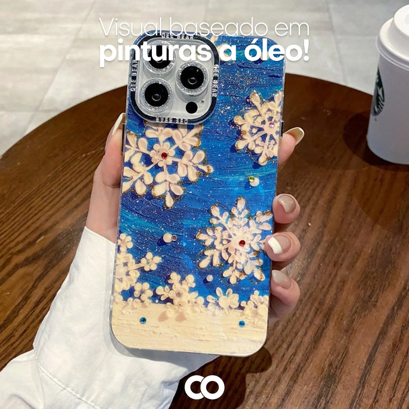 Case Protetora Personalizada em Pintura a Óleo - Flake