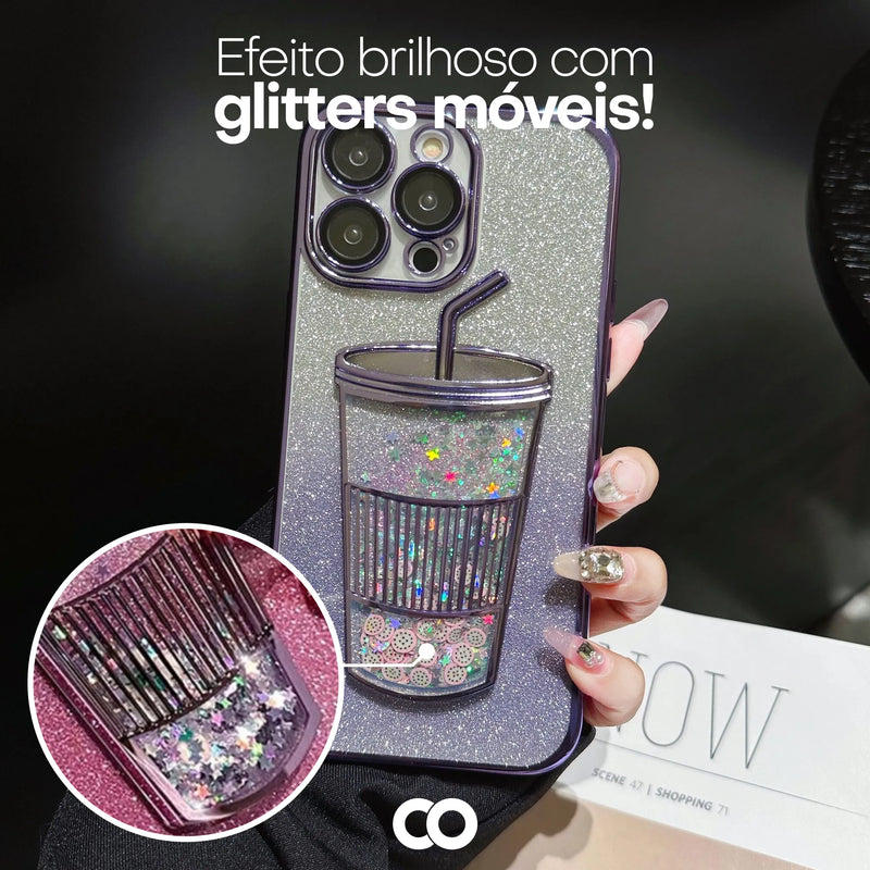 Case Protetora Estilizada com Glitter - Shake