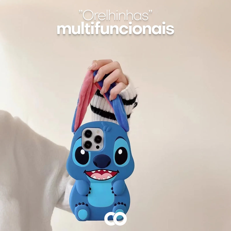 Case Protetora com Design 3D - Stitch