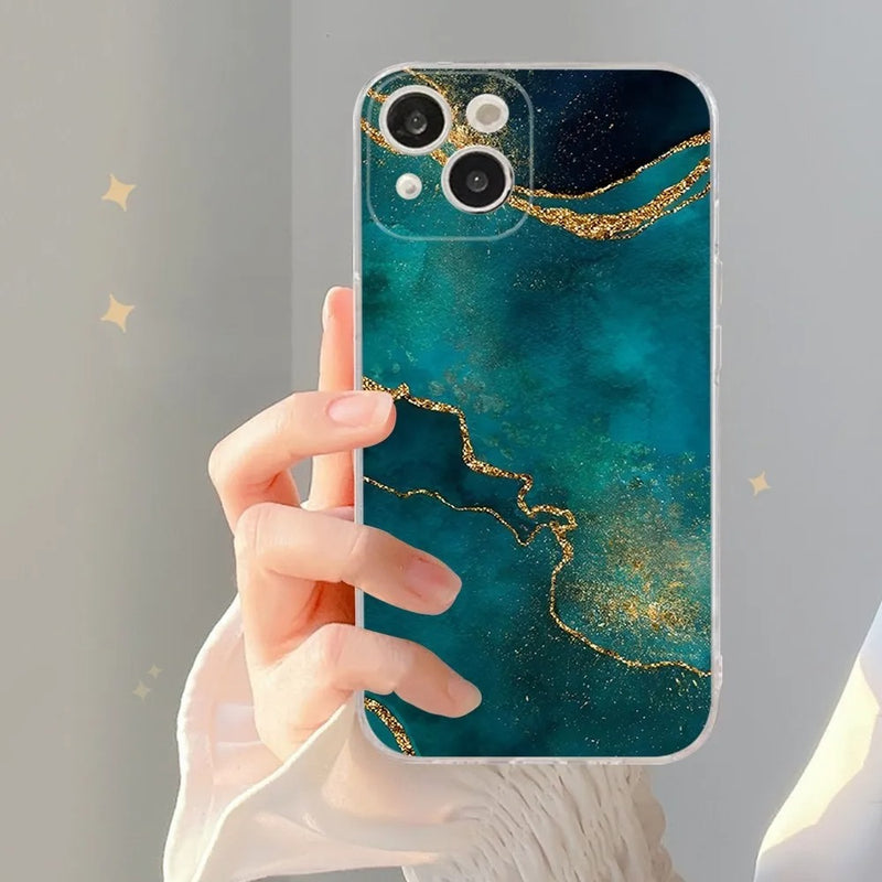 Case Protetora com Design Personalizado - Marble