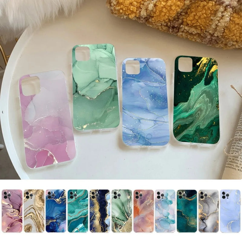 Case Protetora com Design Personalizado - Marble