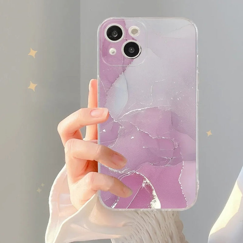 Case Protetora com Design Personalizado - Marble