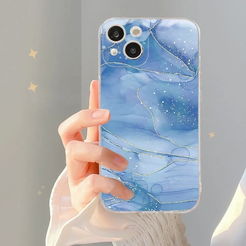 Case Protetora com Design Personalizado - Marble