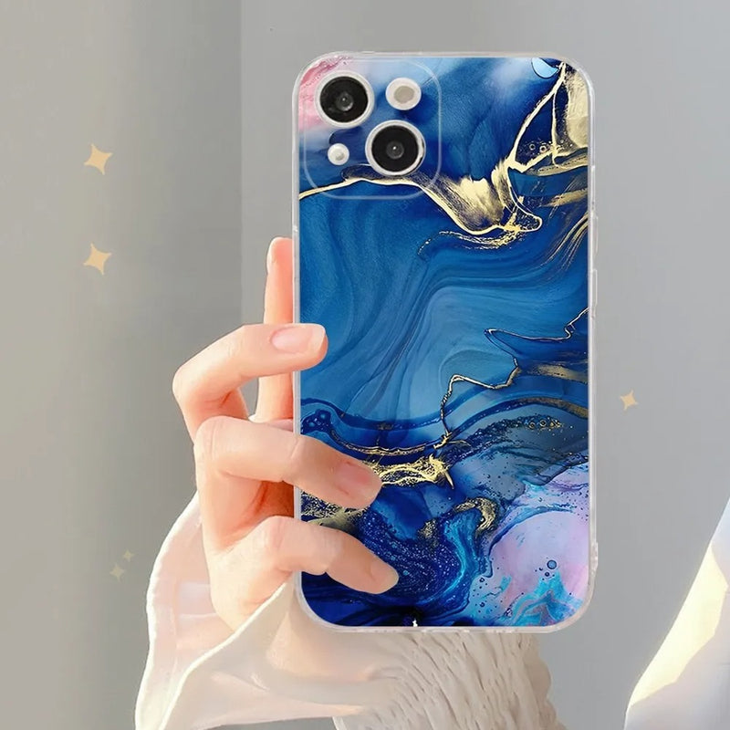 Case Protetora com Design Personalizado - Marble