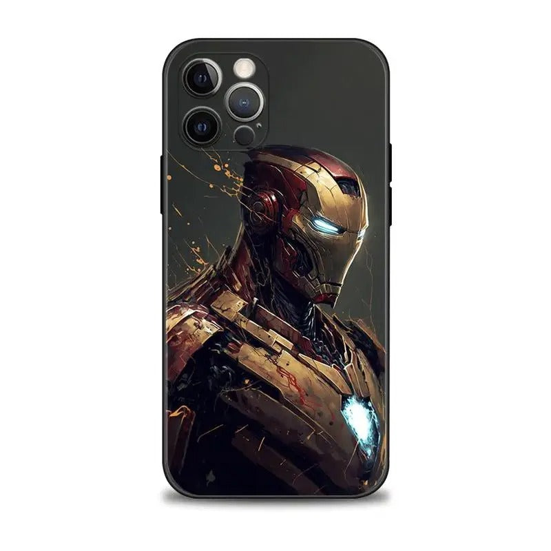 Case Temática em Silicone - Homem de Ferro