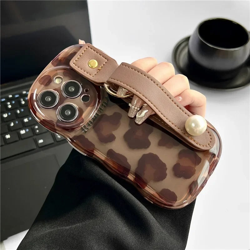 Case Protetora em Silicone com Design Animal Print | Case Leopard