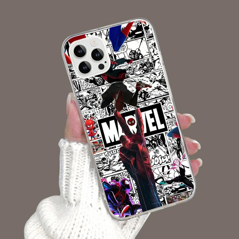 Case Temática em Silicone - Homem Aranha